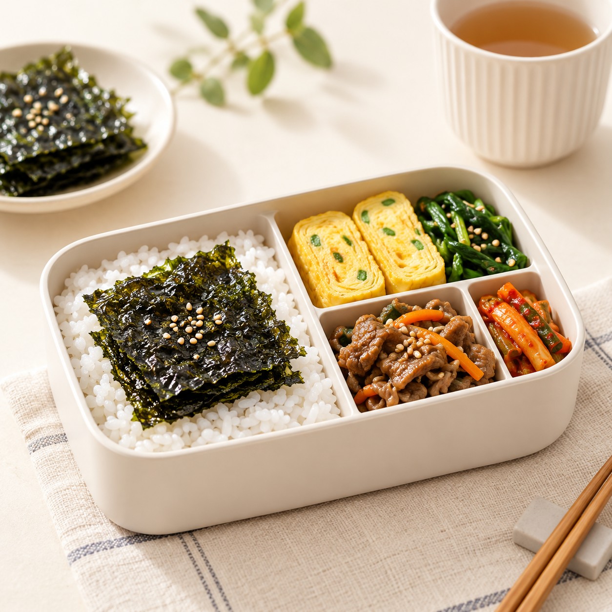 OKF Korean Gim in a Korean lunchbox